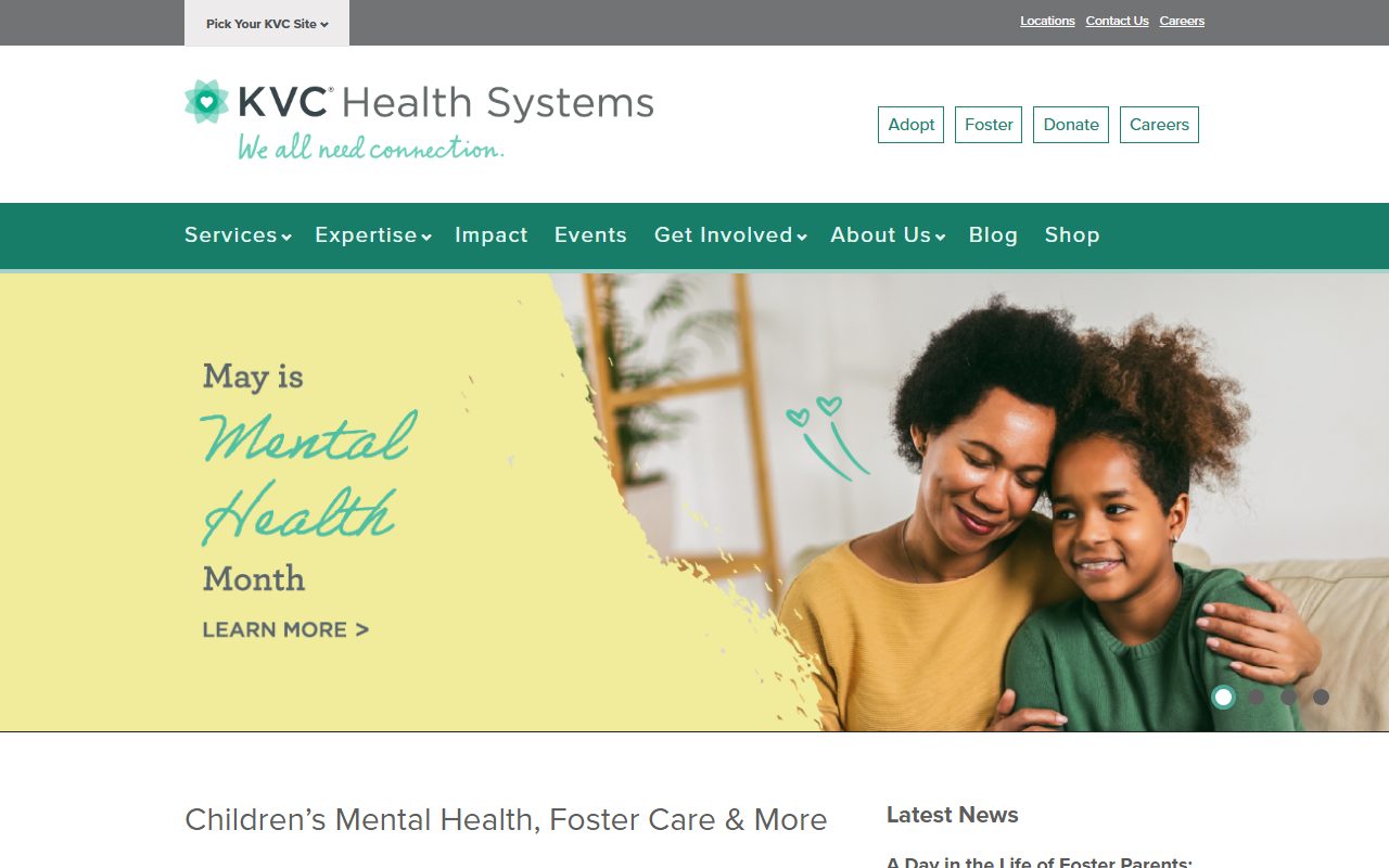 KVC child and family services resource linked from traffic court records
