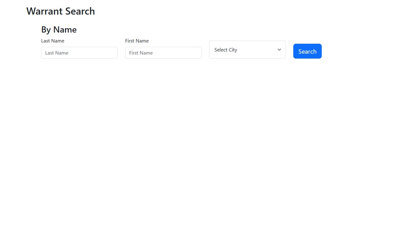 Johnson County active warrant search portal for warrant records